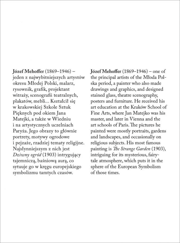 Mehoffer. Malarstwo
